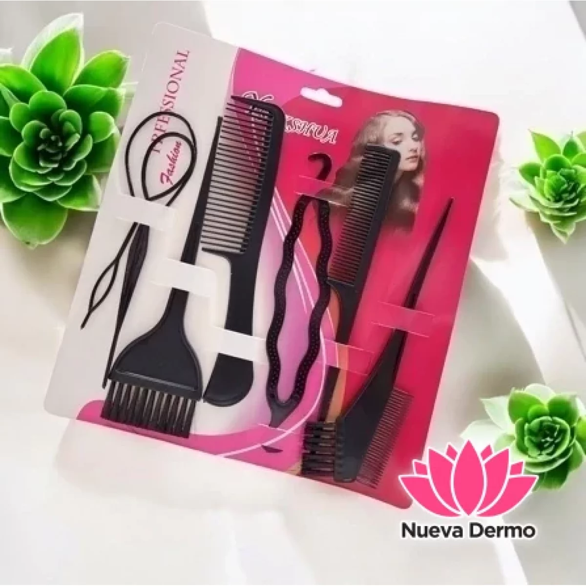 SET CEPILLO PARA TEÑIR CABELLO CD: 002865