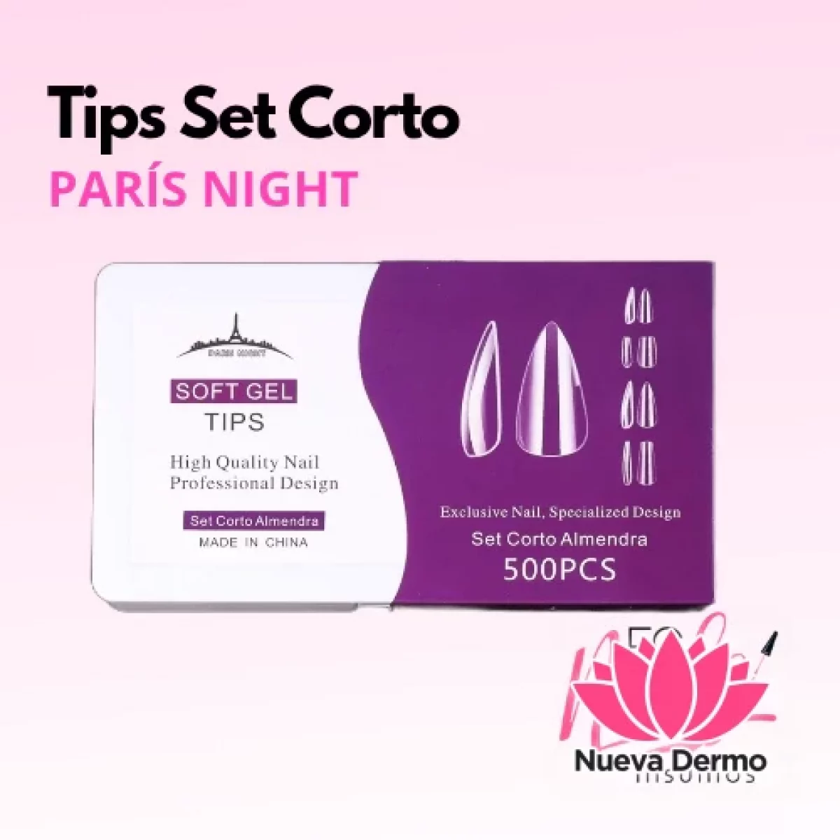 SET CORTO soft gel ×500 - PARÍS NIGHT