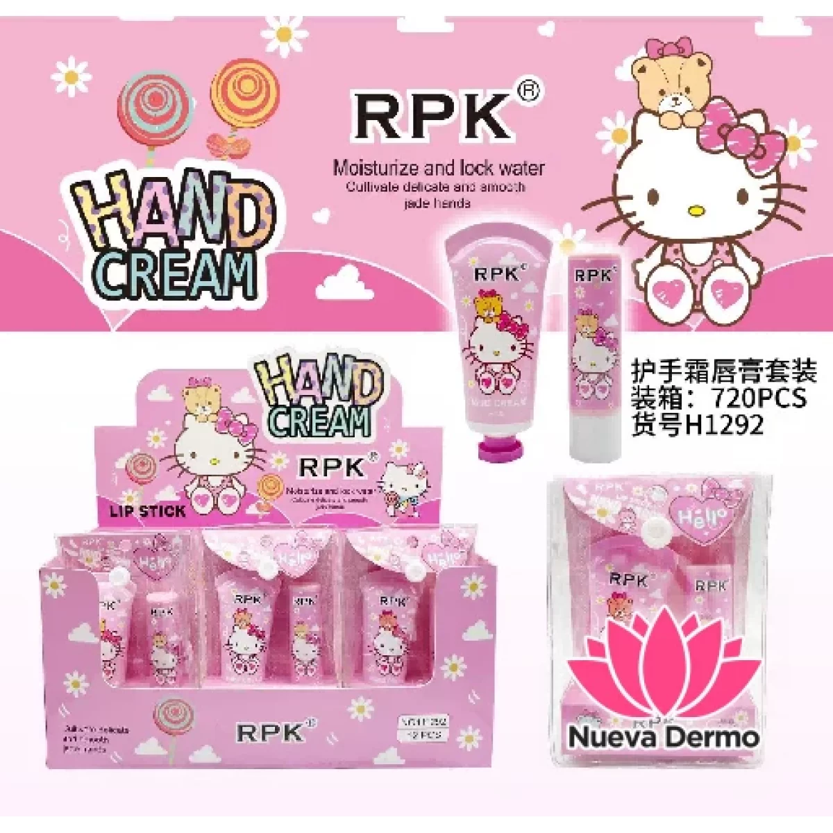 SET CREMA MANO CON CACAO KITTY WH-1292