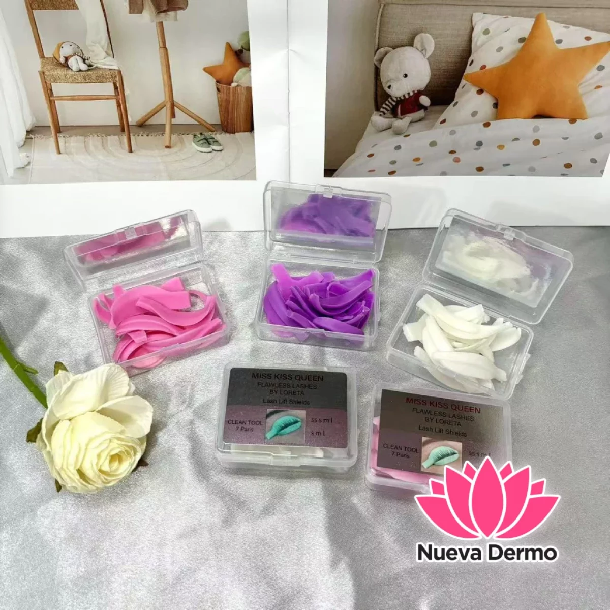 SET DE BIGUDIES+CEPILLO EN CAJA 7PDP POR UNIDAD(1U)