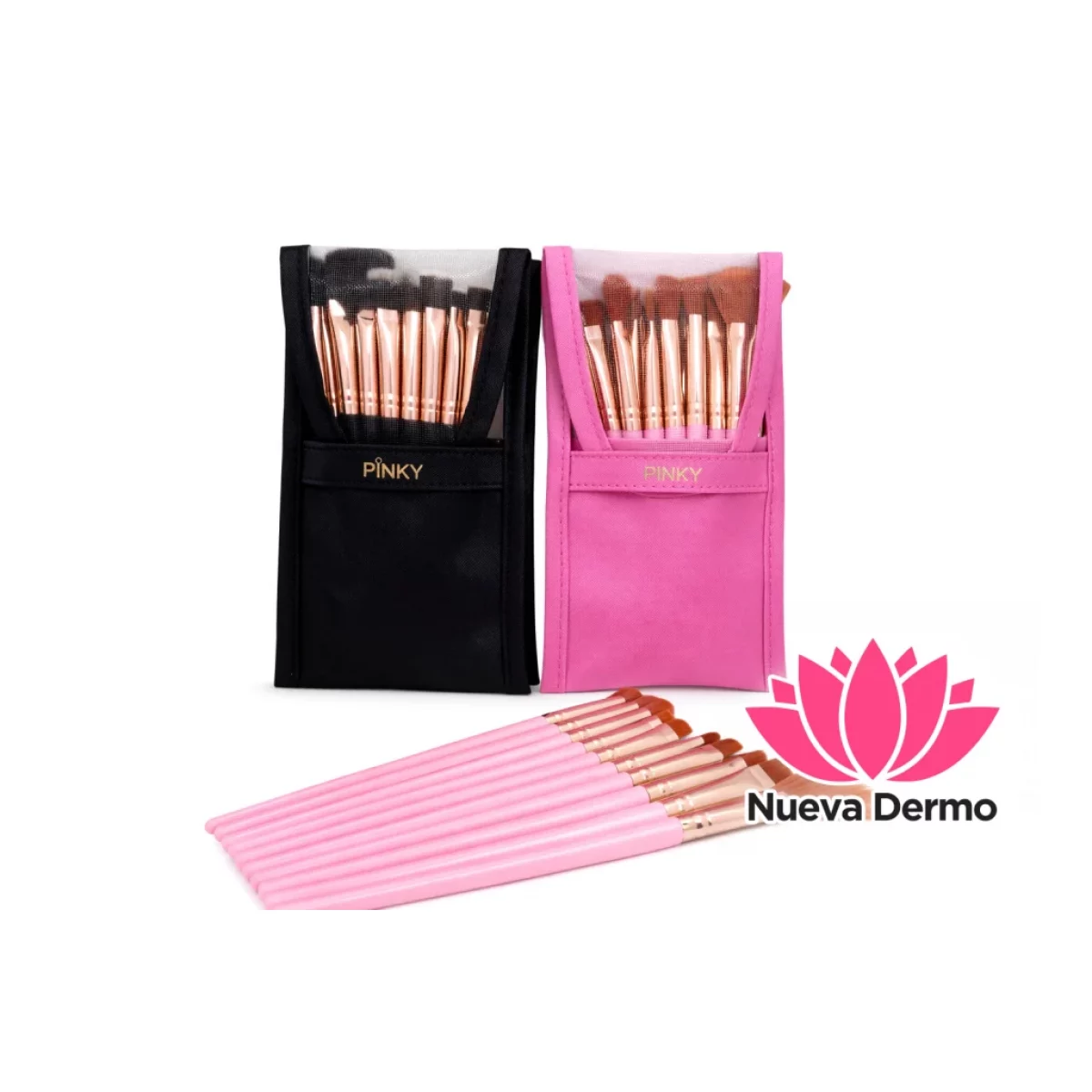 Set de Brochas en Estuche Pinky Pky B008...