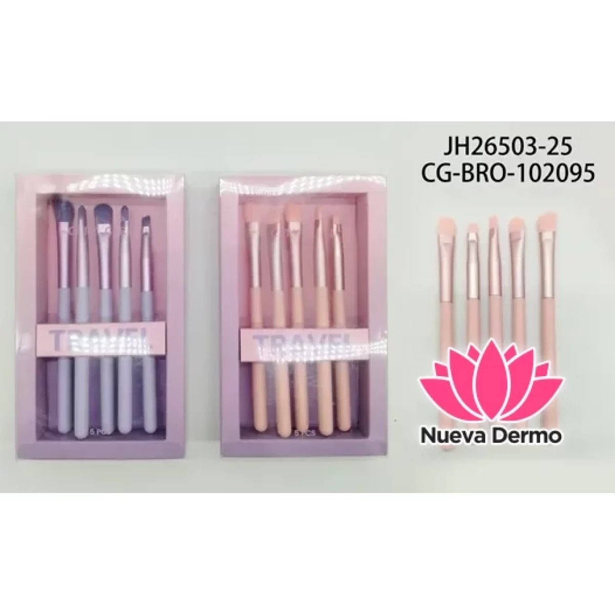 SET DE BROCHAS PARA VIAJE