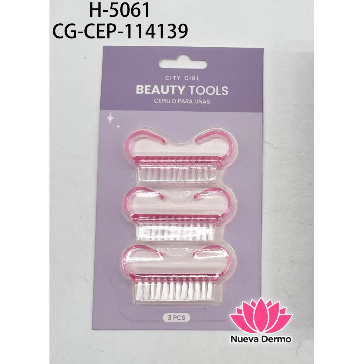 SET DE CEPILLOS PARA MANICURA