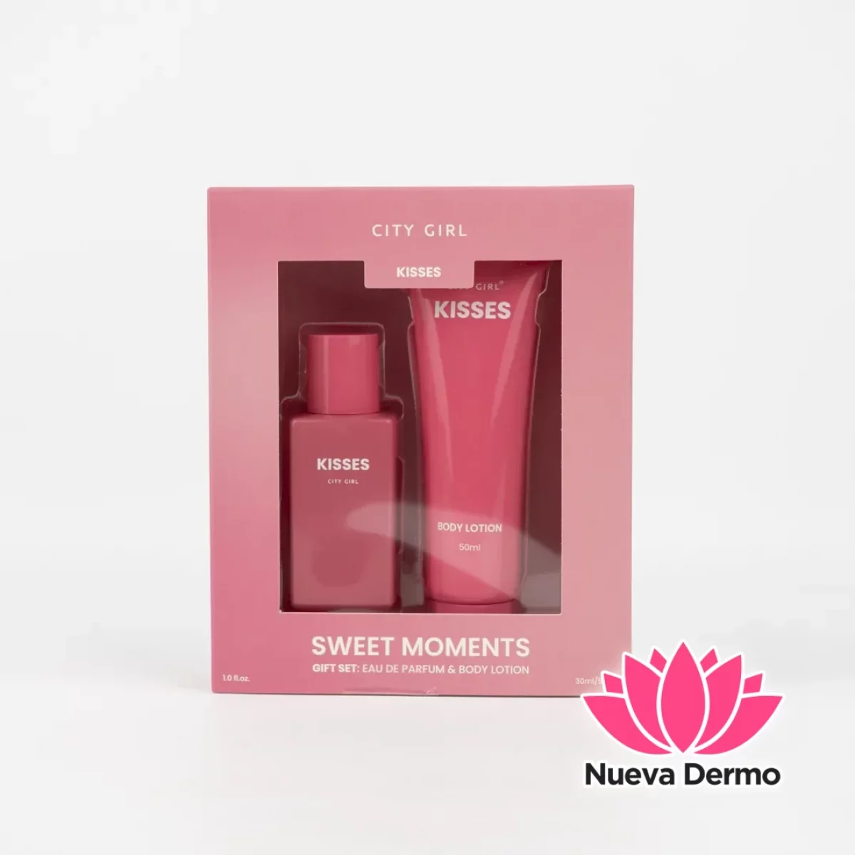 SET DE CREMA 30ML + PERFUME 50ML KISSES
