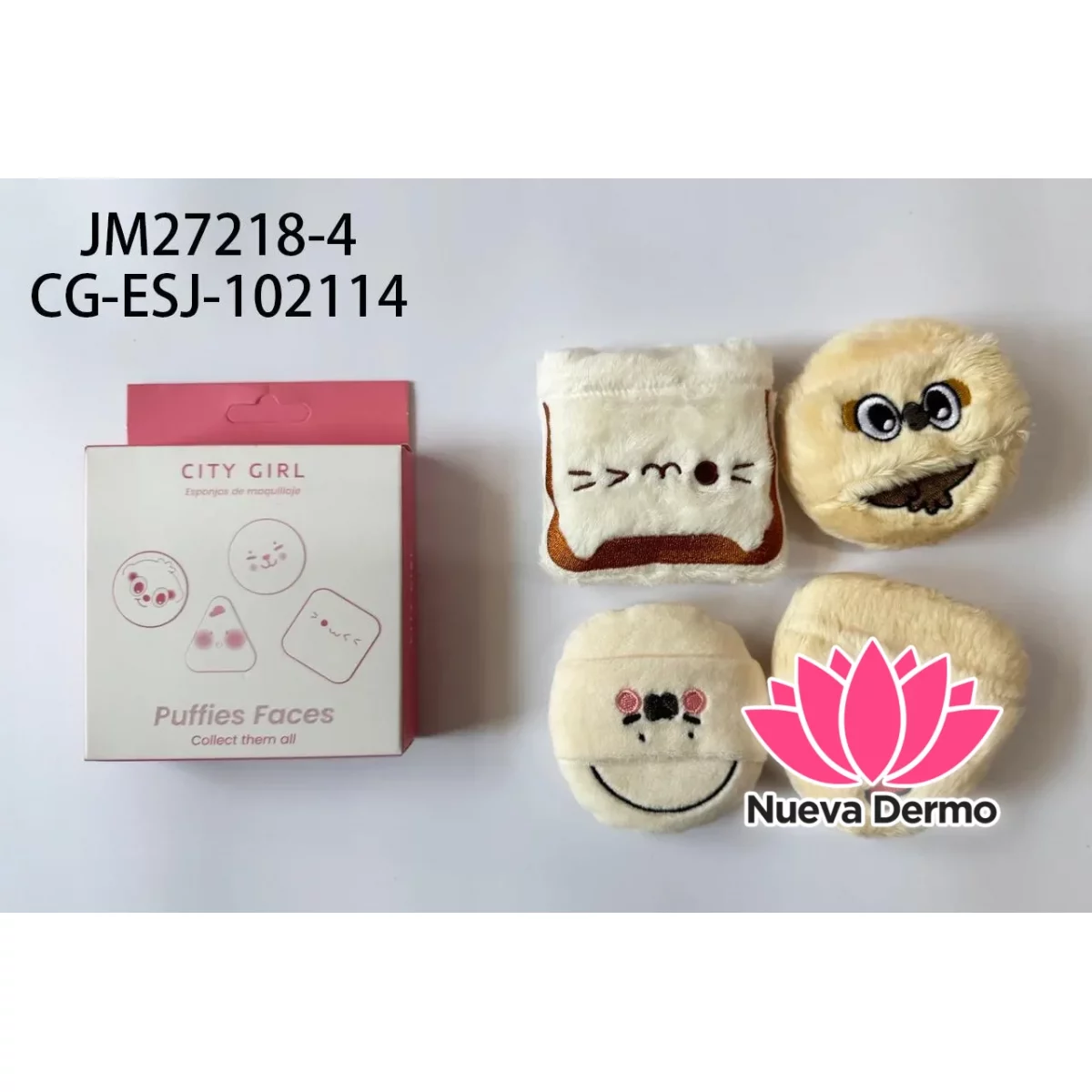 SET DE ESPONJAS DE MAQUILLAJE 4PCS