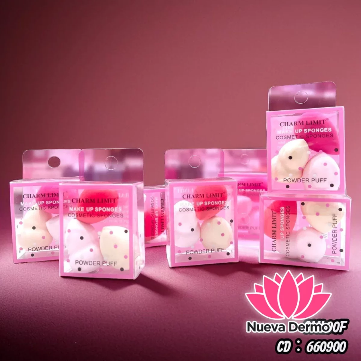 SET DE ESPONJAS PARA MAQUILLAJE X3U CML90F CD: 660900