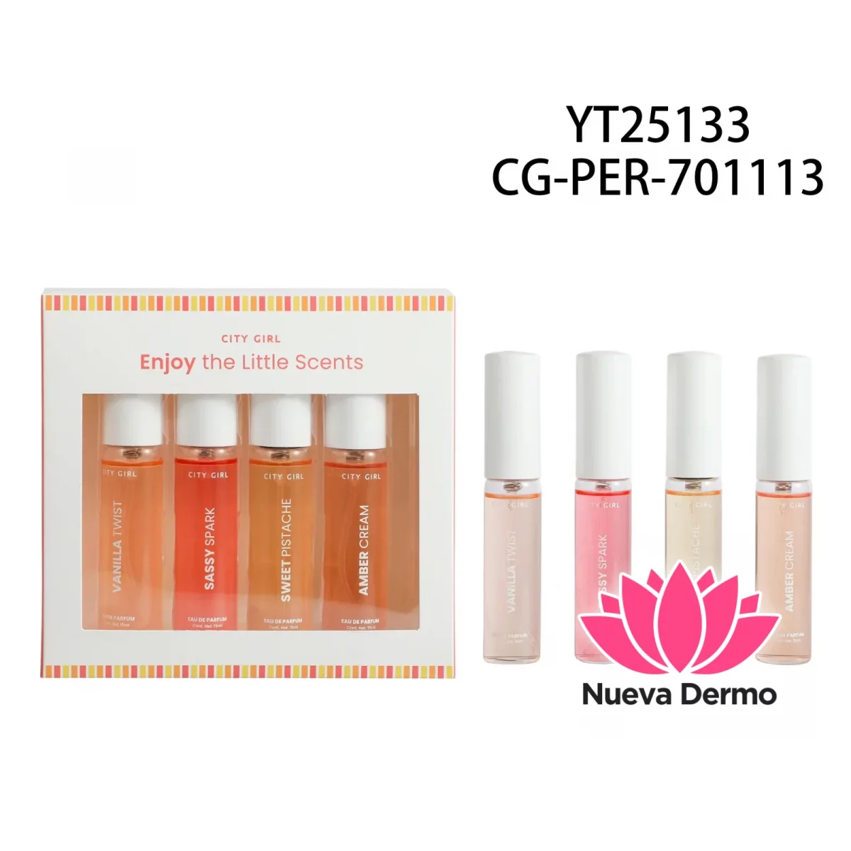 SET DE MINIS PERFUMES NUDE 15ML