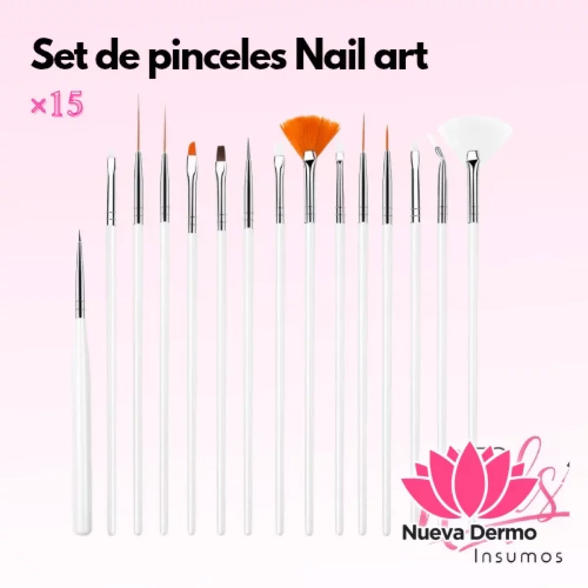 Set de pinceles para Nail Art
