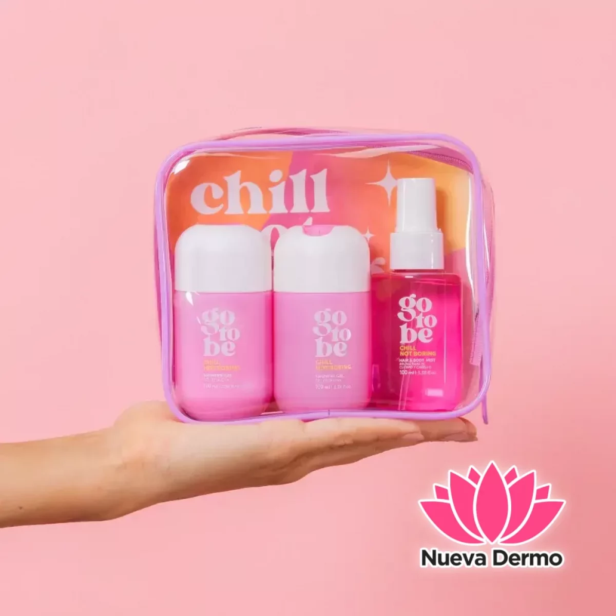 Set de skincare (crema de cuerpo+Gel shampoo +body spray