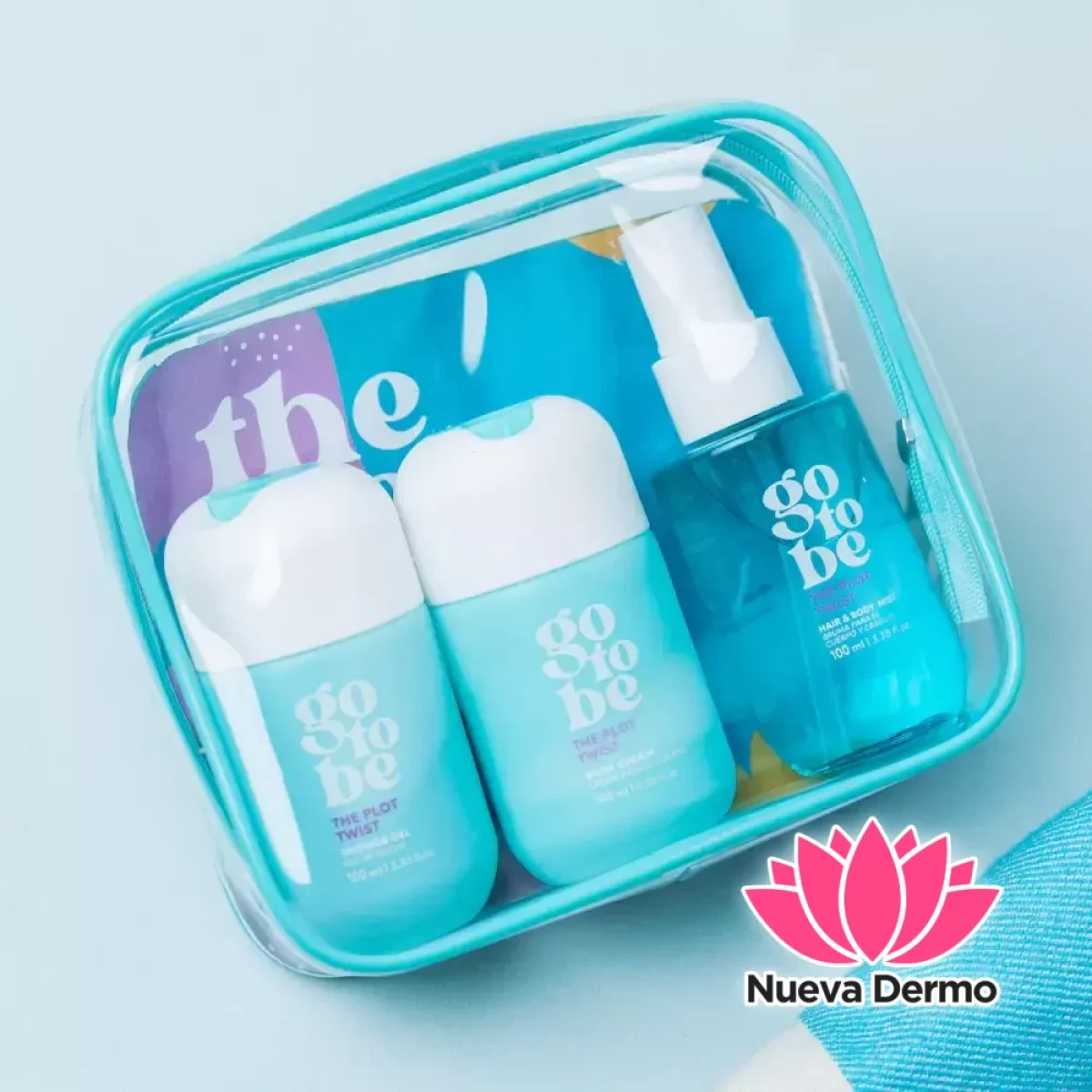 Set de skincare (crema de cuerpo +shampoo +body spray