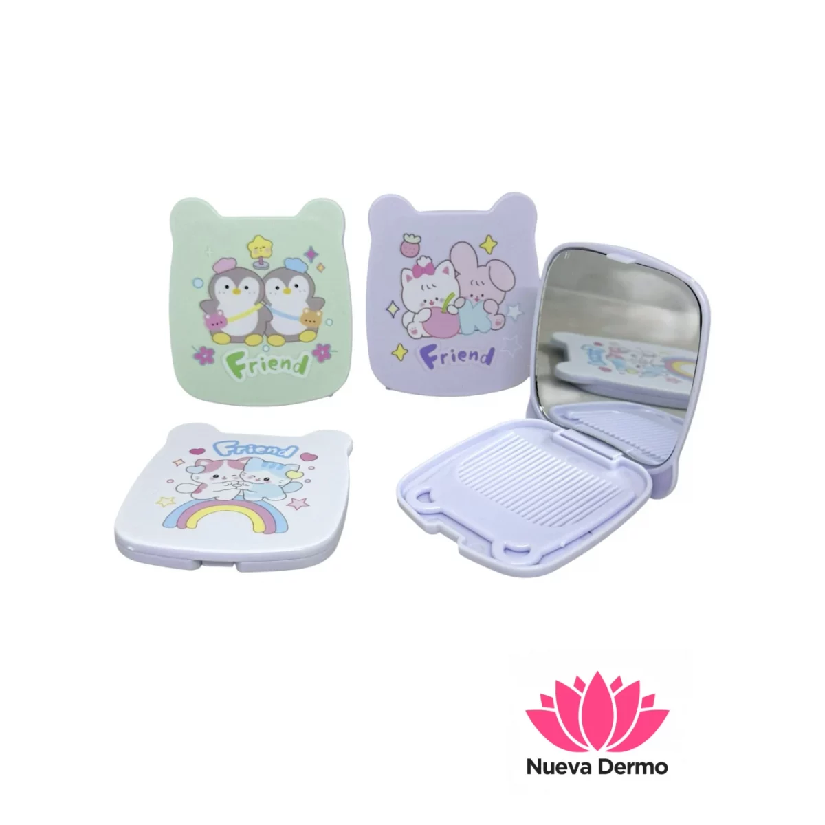Set espejo con peine Friend PKY B006-10