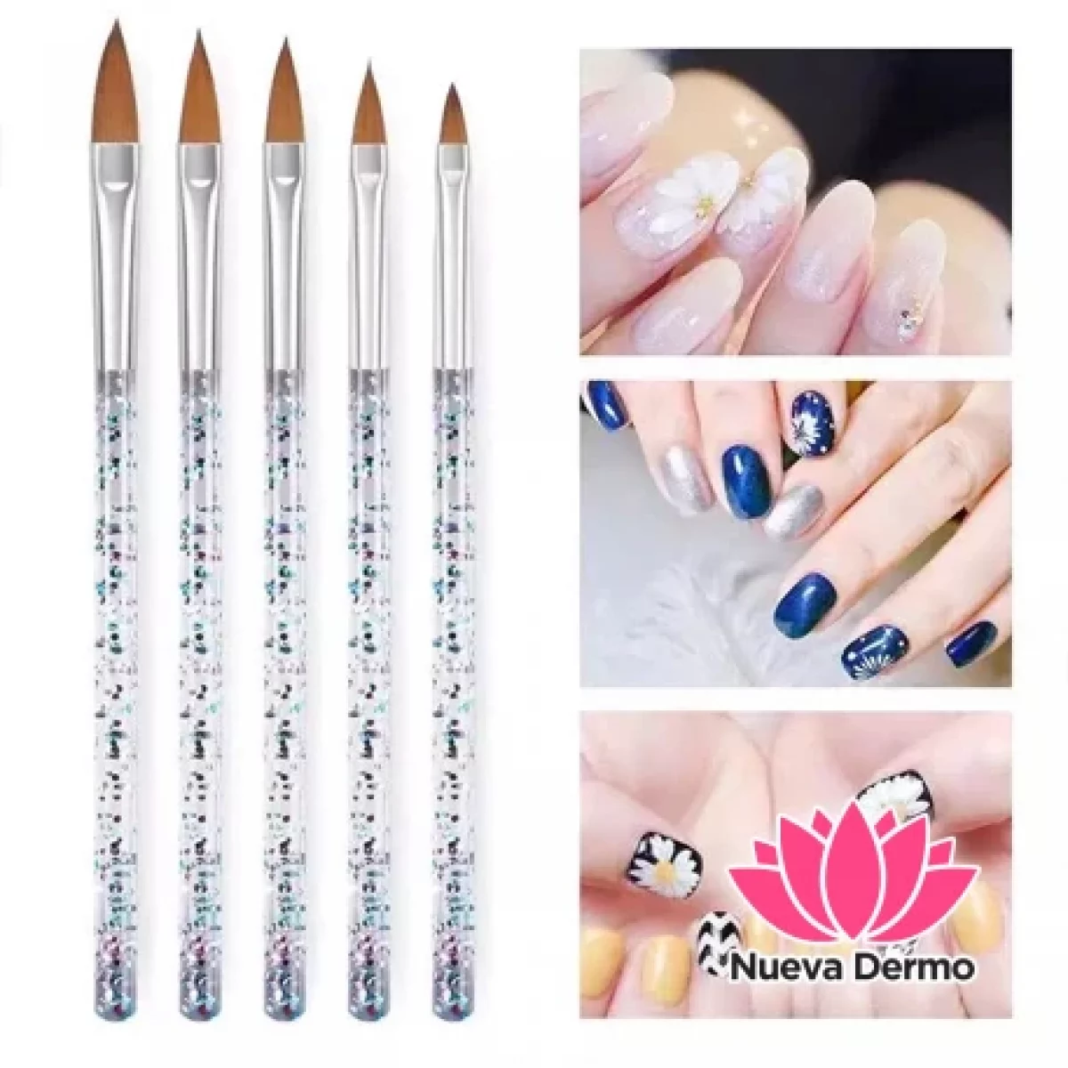 SET PINCEL DE ACRILICO X5