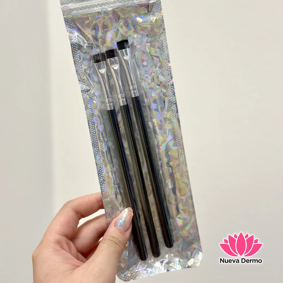 Set X3 Brochas para Cejas Jun-ZNY09 Pinceles