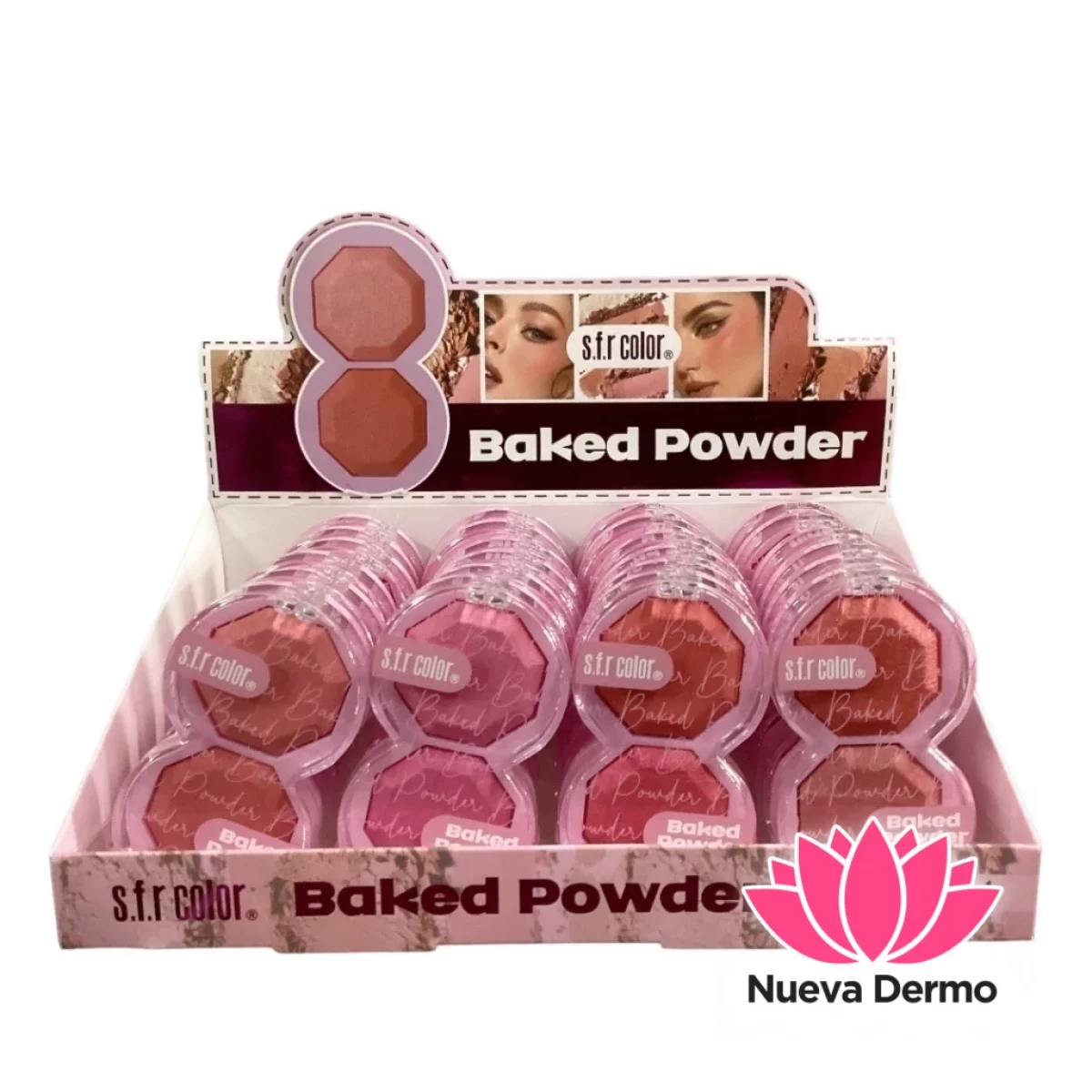 sfr color baked powder blush no.8004 6924269780043