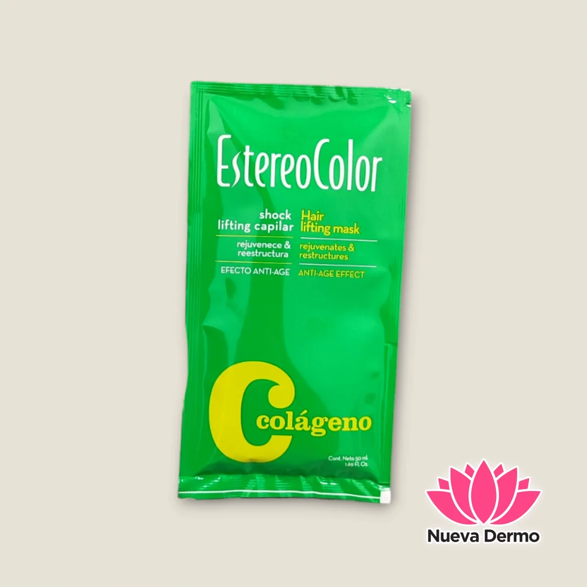 SHOCK DE COLÁGENO – REJUVENECE Y ESTRUCTUTRA 50ml – ESTEREO COLOR
