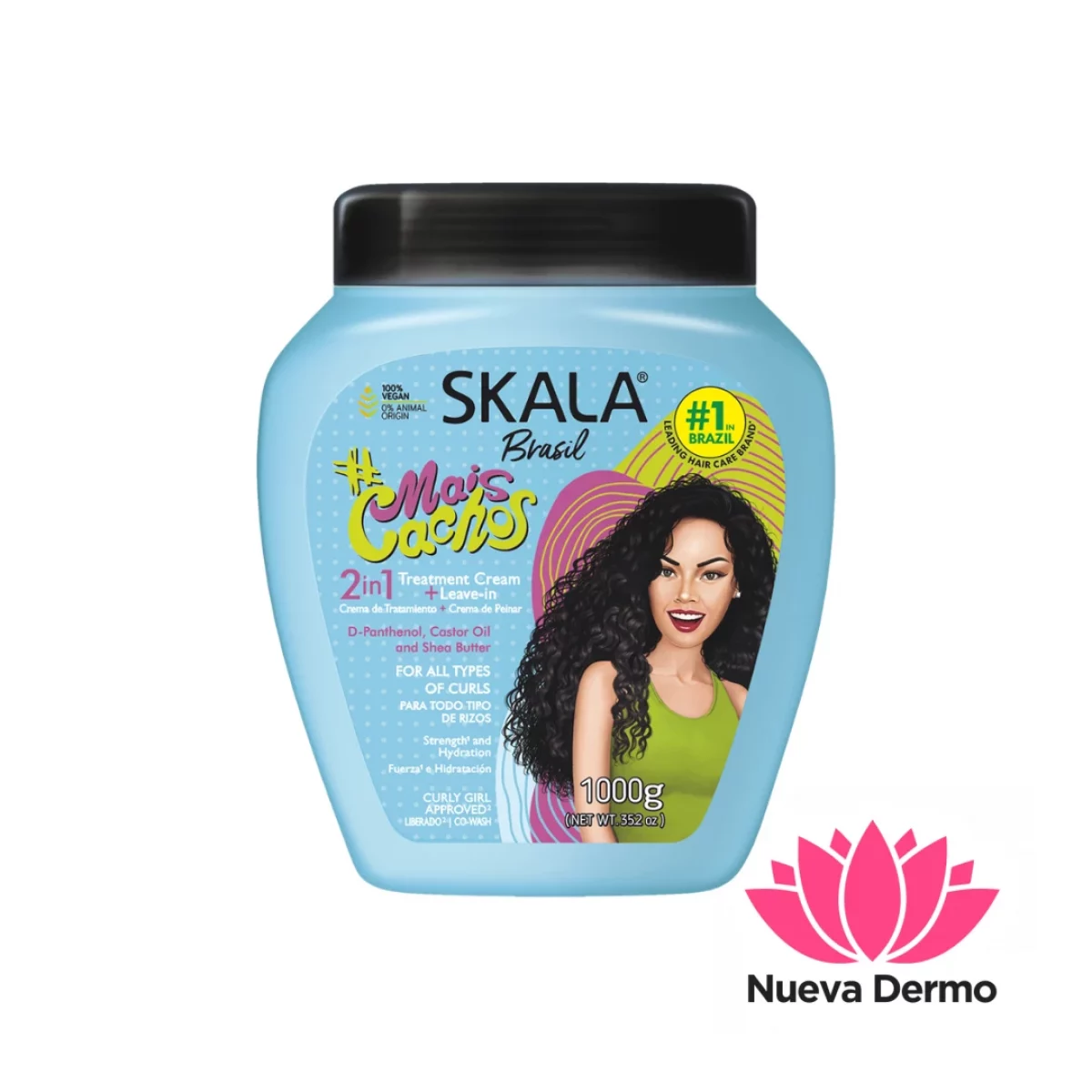 SKALA ‘MAIS CACHOS’ CREMA DE PEINAR HIDRATANTE PARA RIZOS 1000g