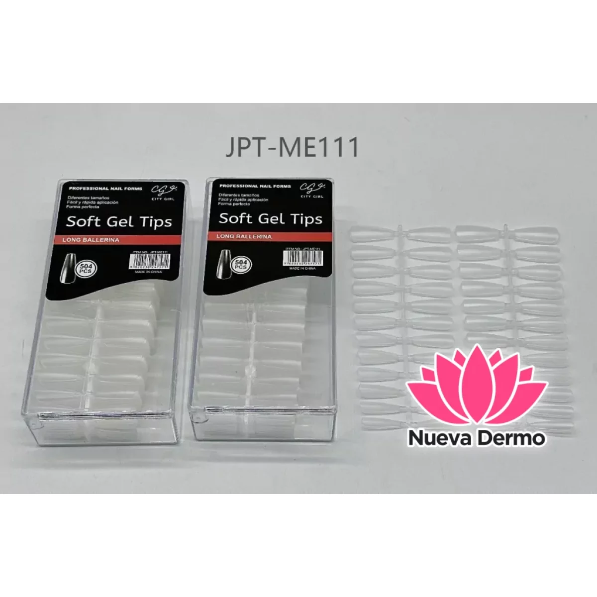 SOFT GEL TIPS CITY GIRL 500/504 PCS