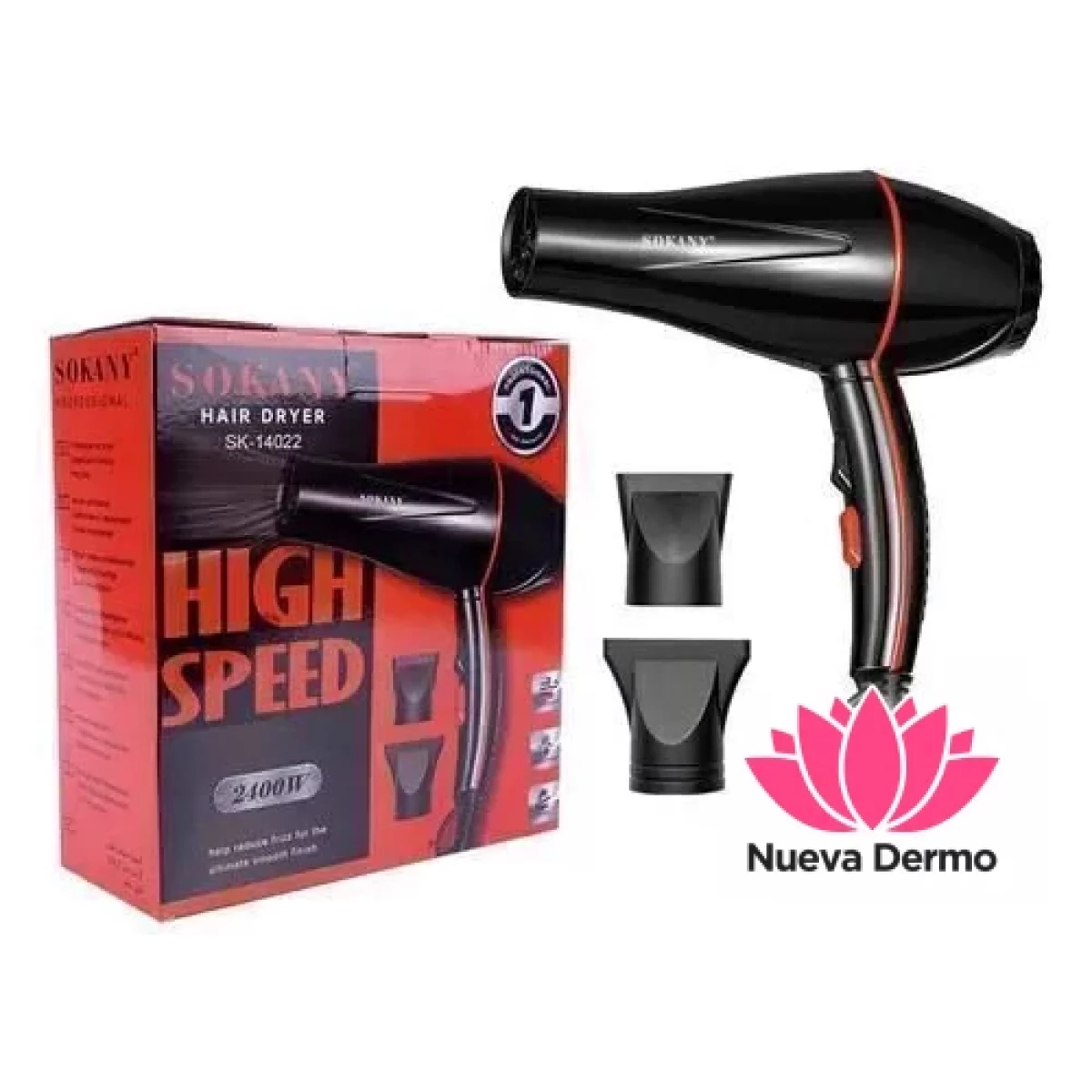 SOKANY SECADOR DE PELO SK-14022 SK-14022 6974824285575