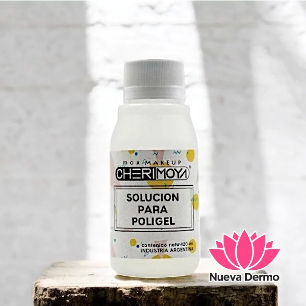SOLUCION PARA POLIGEL CHERIMOYA 120ML
