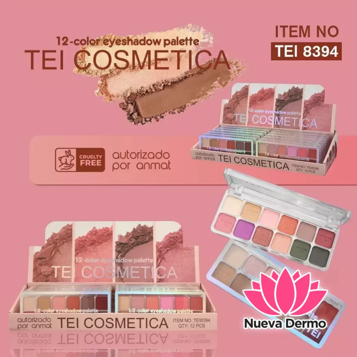 Sombra 12 colores Tei #8394