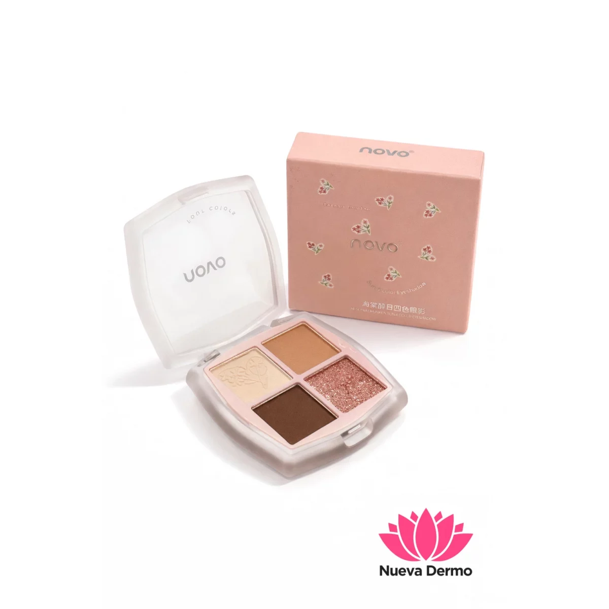 Sombra 4 colores pink flower Novo