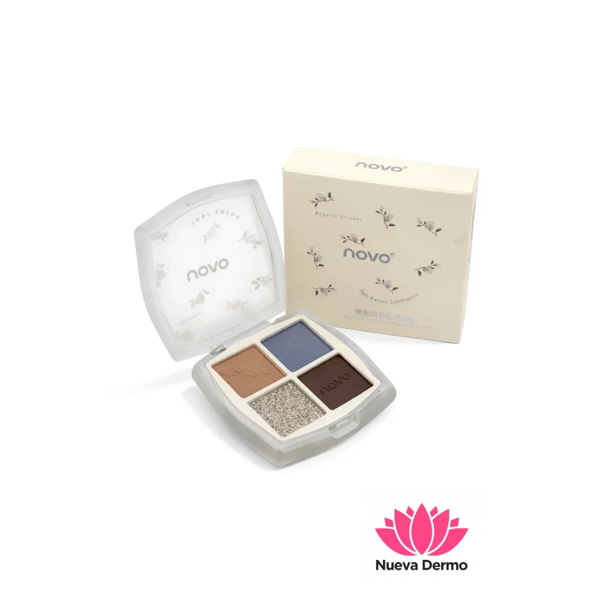 Sombra 4 colores White flower Novo