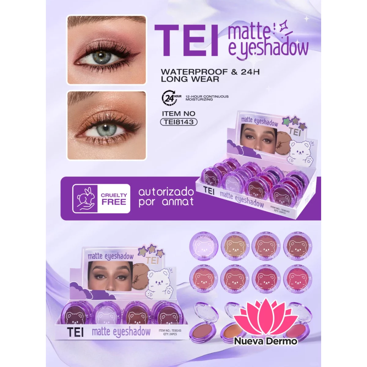 SOMBRA DE OJOS EFECTO MATTE CD: TEI8143