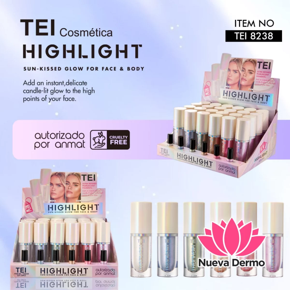 SOMBRA LIQUIDA ILUMINADOR CD: TEI8238