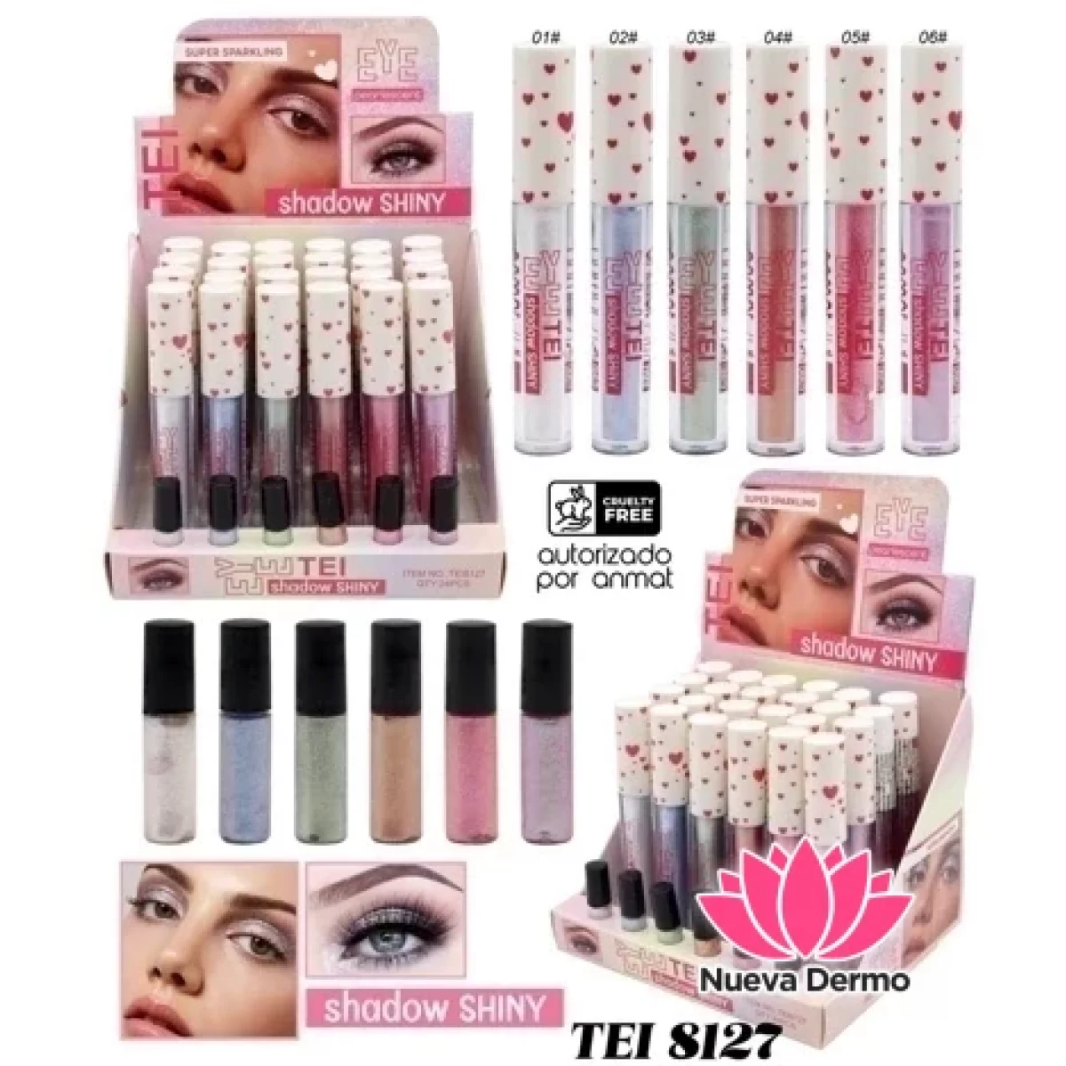 SOMBRA LIQUIDA PARA OJOS METALIZADAS CD: TEI8127