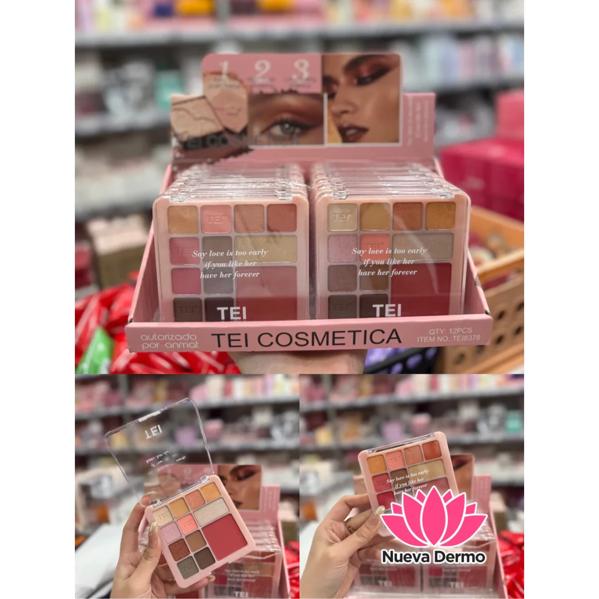 SOMBRA PALETA DE OJOS MARCA TEI