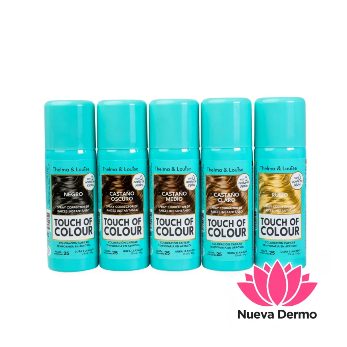 SPRAY CORRECTOR DE RAICES INSTANTÁNEO – TOUCH OF COLOUR – THELMA Y LOUISE