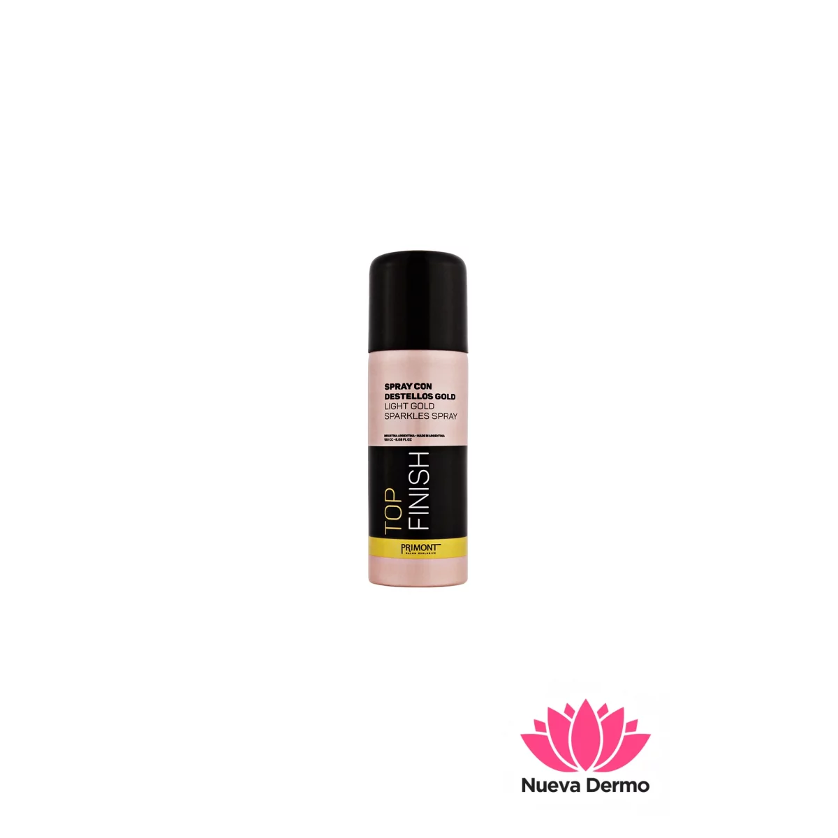 SPRAY DE CABELLO TOP FINISH CON DESTELLOS DORADOS 180GR