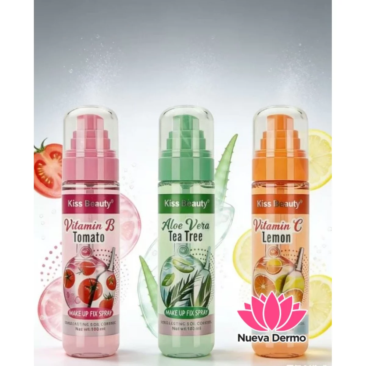 SPRAY FIJADOR DE MAQUILLAJE KISS BEAUTY KA2333