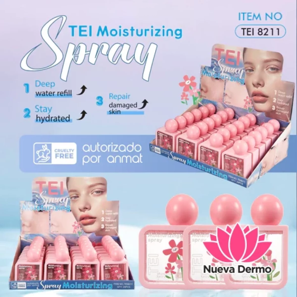SPRAY HIDRATANTE DE FLORES CD: TEI8211