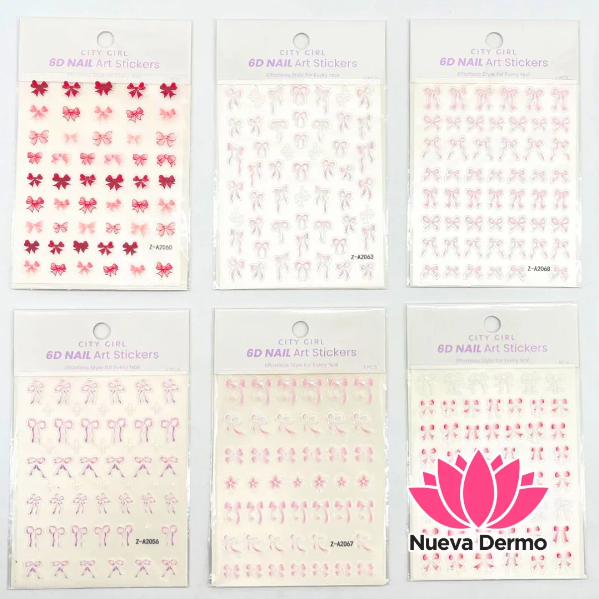 STICKER MOÑOS – PAQUETE 12 UNIDADES – CITY GIRL
