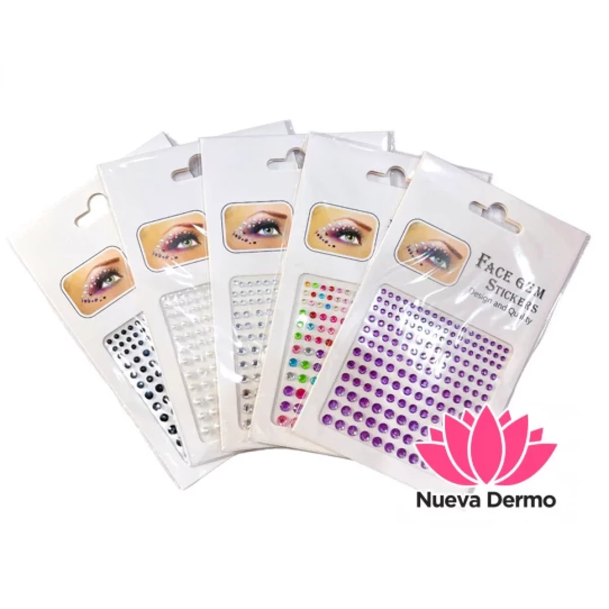 STRASS AUTODHESIVO PARA CARA C/U