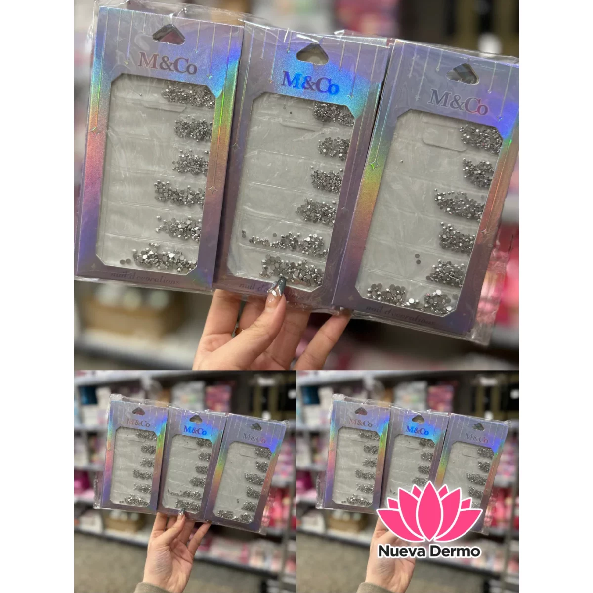 STRASS EN PLANCHAS PARA DECORACIÓN DE UÑAS