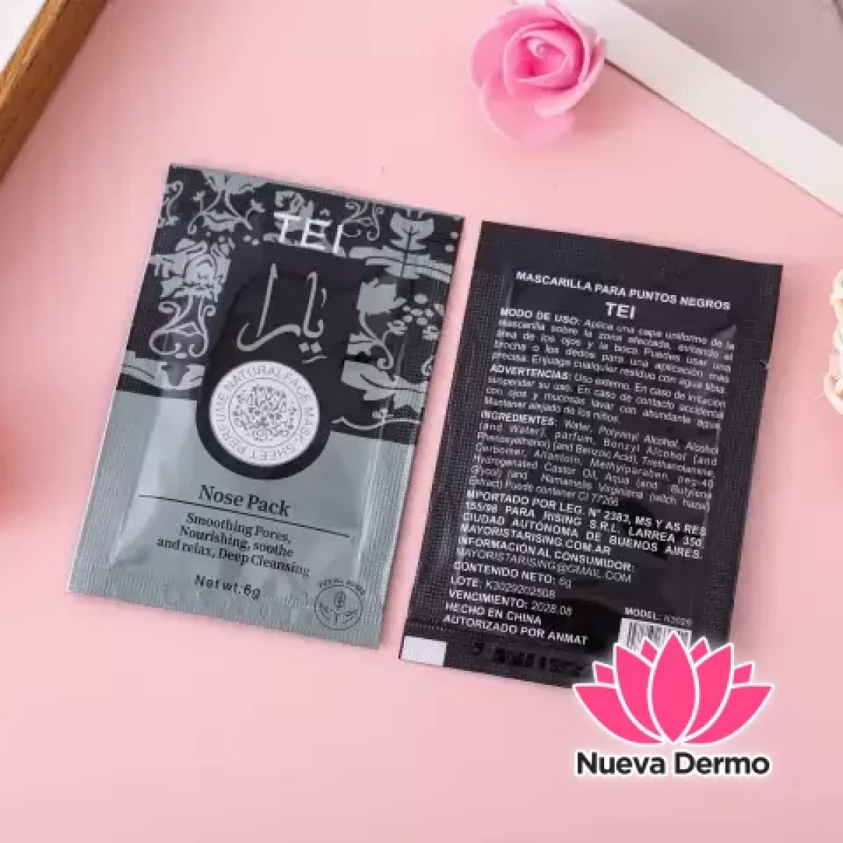 TEI NOSE PACK MASCARILLA PARA PUNTO NEGRO X10PCS K3029