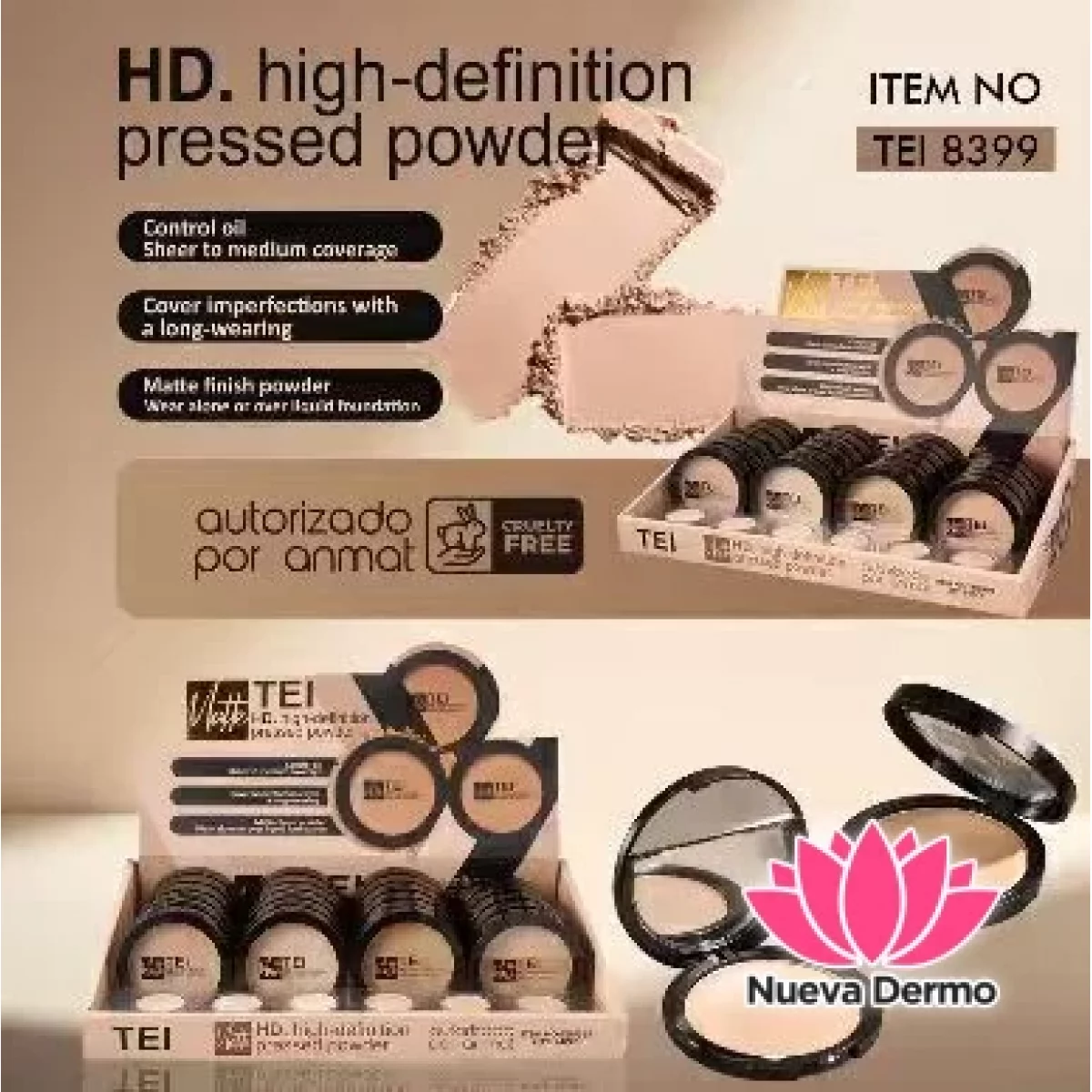 TEI POLVO COMPACTO TEI8399