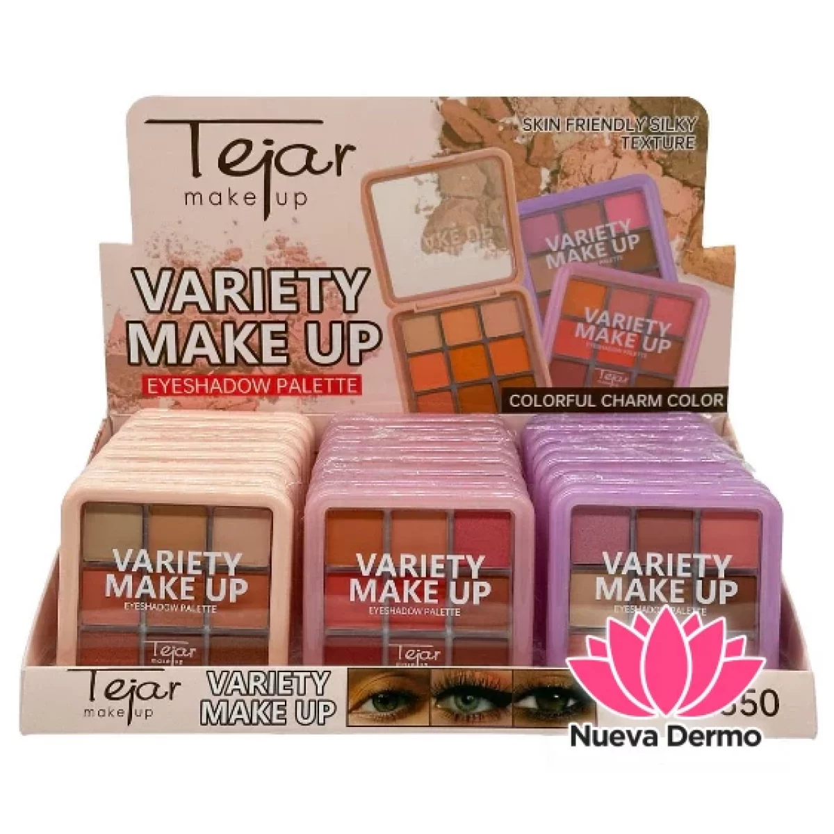 TEJAR SOMBRA VARIETY MAKE UP 9 TONOS ART...