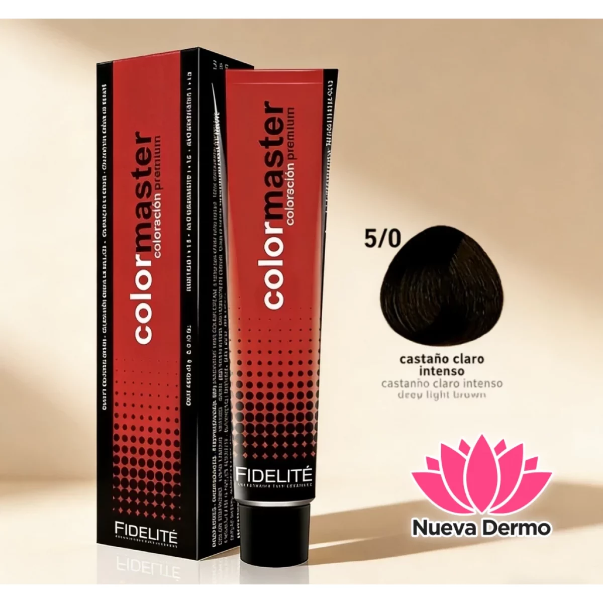 Tintura Color Máster De Fidelite 5.0 (Castaño Claro Intenso)