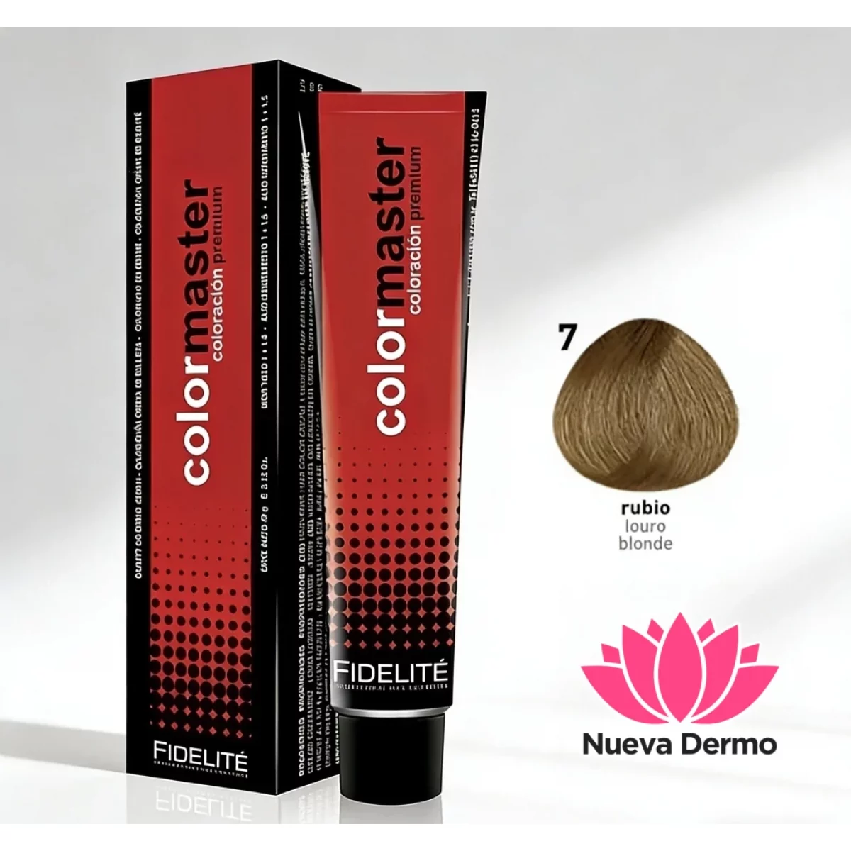 Tintura Color Máster De Fidelite 7 (Rubio)