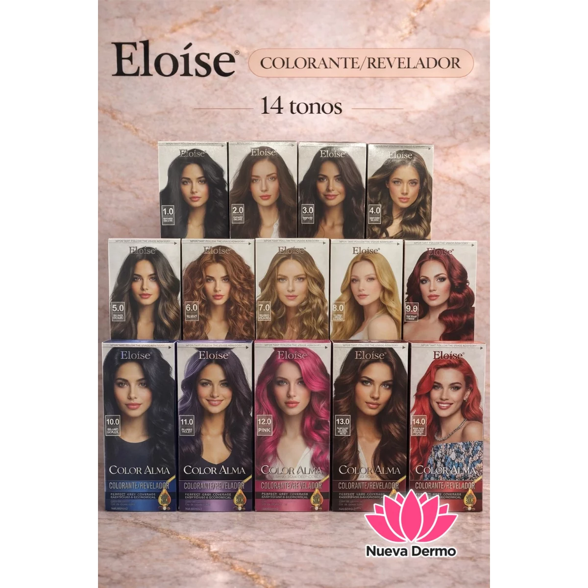 Tintura Para Cabello Color Alma Colorant Eloise 14.0