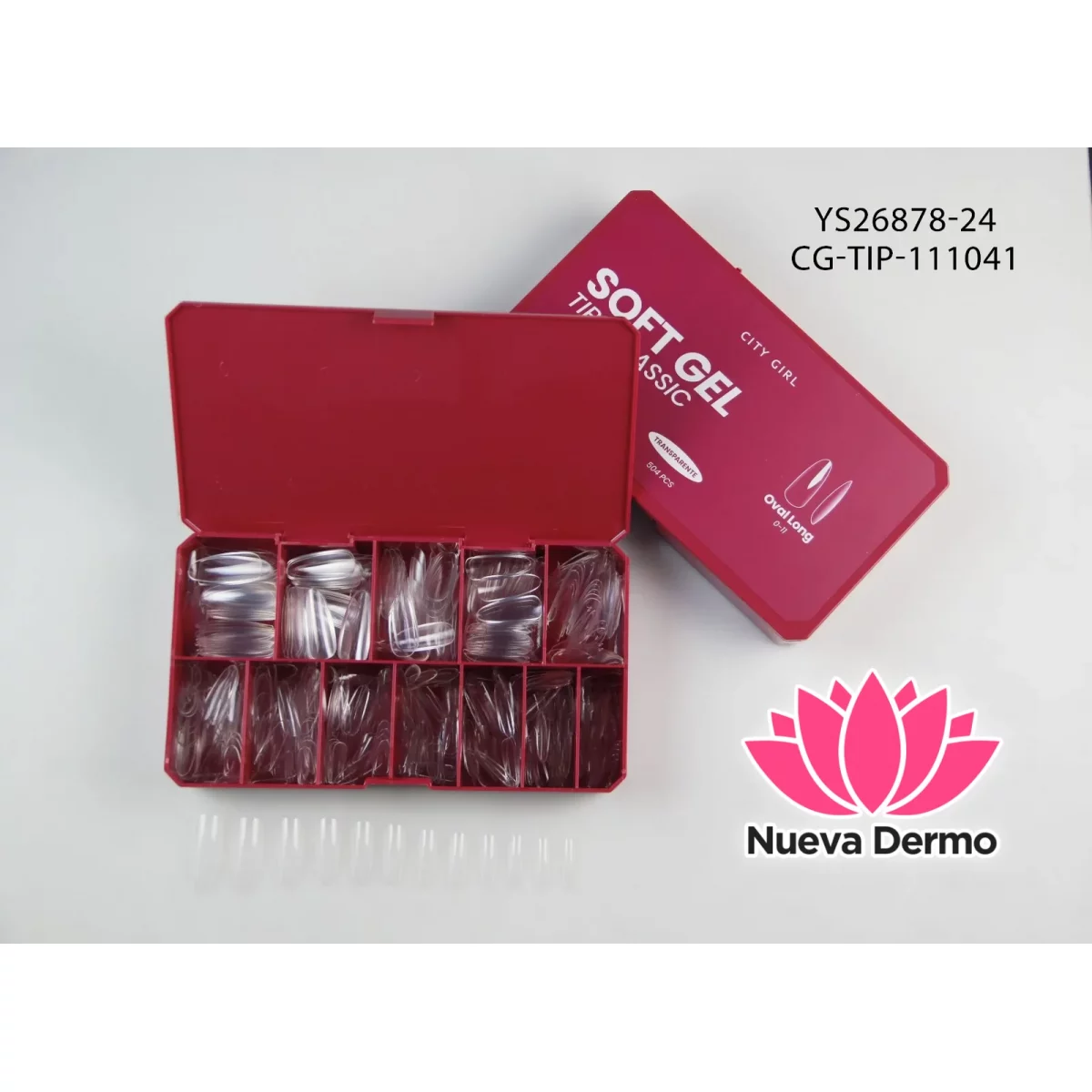TIPS PARA SOFT GEL CLASSIC 504PCS