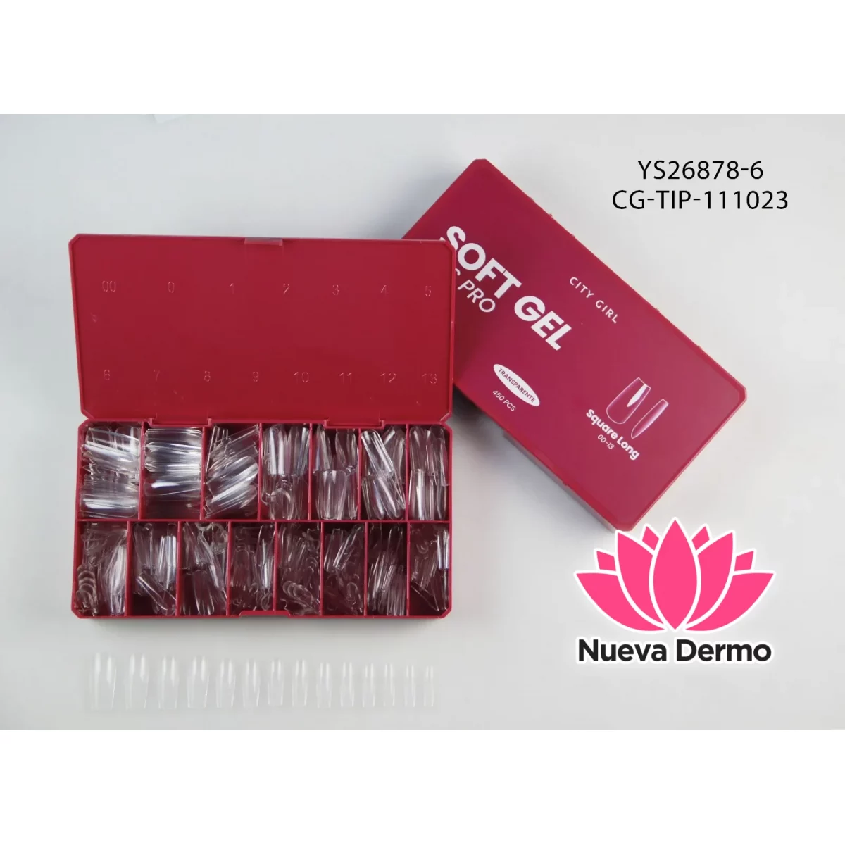 TIPS PARA SOFT GEL PRO 510PCS
