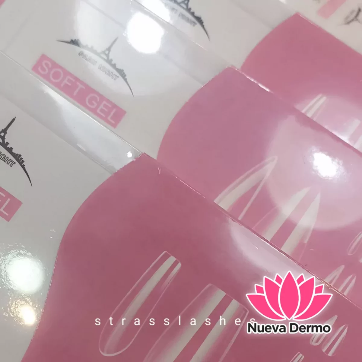 Tips Press ON/ Soft gel Paris night