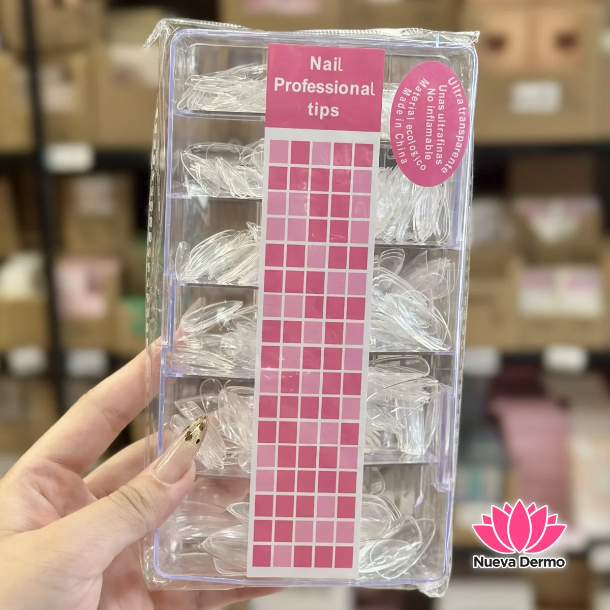 Tips Soft gel Almendras 500pc