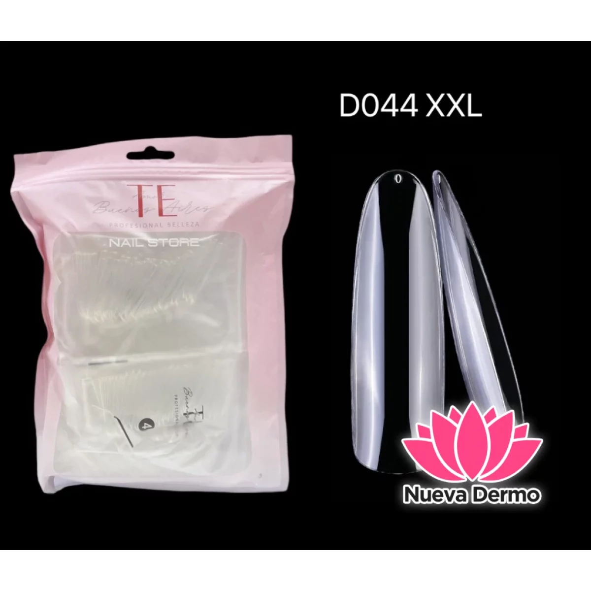 TIPS SOFT GEL （TE AMO BA AS) OVAL PRELIMADAS CD： D044 XXL