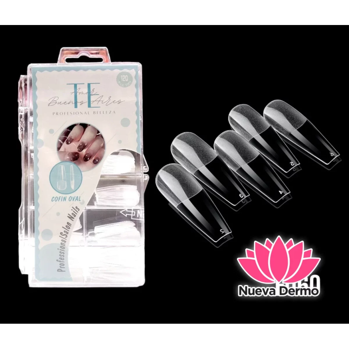 TIPS SOFT GEL （TE AMO BS AS) COFFIN OVALPRELIMADAS CD： F060