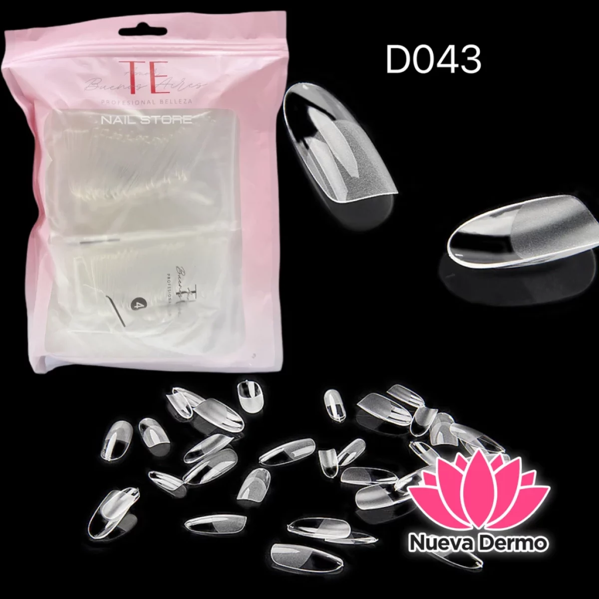 TIPS SOFT GEL （TE AMO BS AS) OVAL PRELIMADAS CD： D043